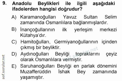 Soru 9