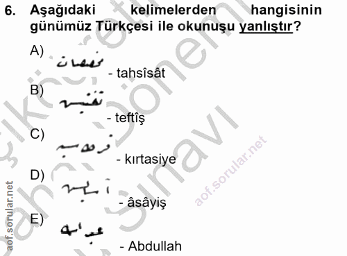 Soru 6