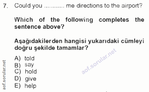 Soru 7