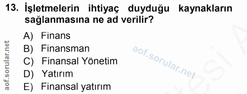 Soru 13