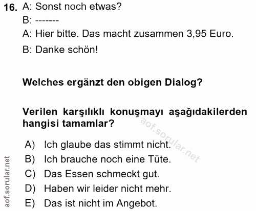 Soru 16