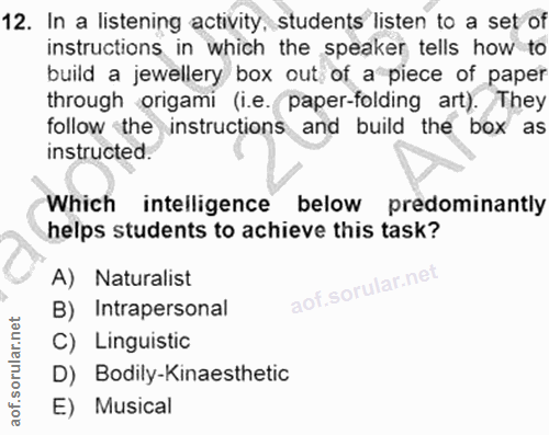 Soru 12