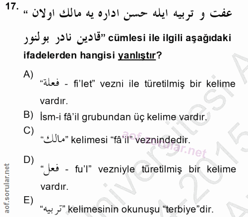 Soru 17