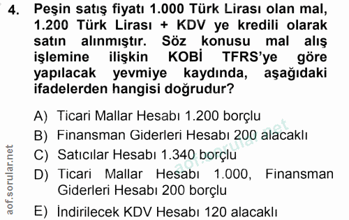 Soru 4
