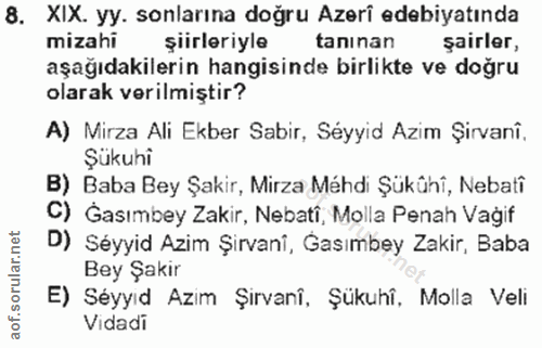 Soru 8