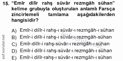Soru 15