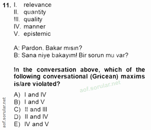 Soru 11