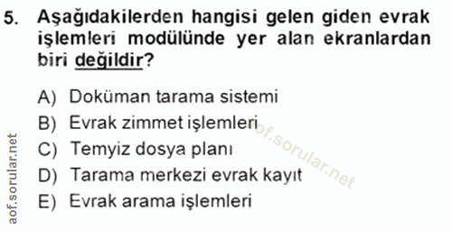 Soru 5