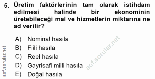 Soru 5