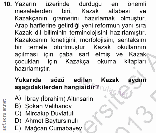 Soru 10