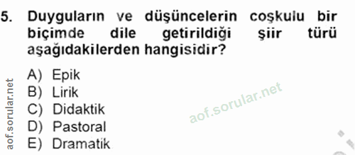 Soru 5