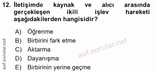 Soru 12