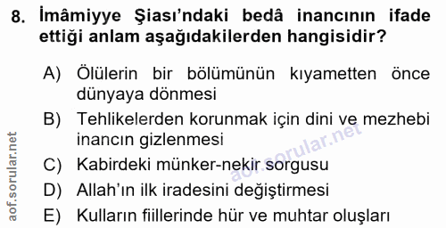 Soru 8