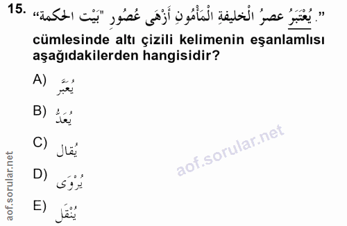Soru 15