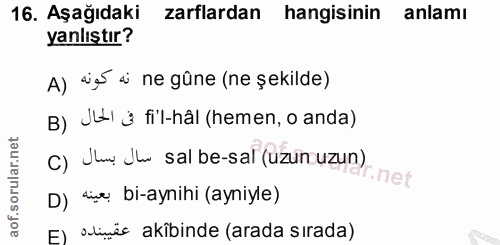 Soru 16