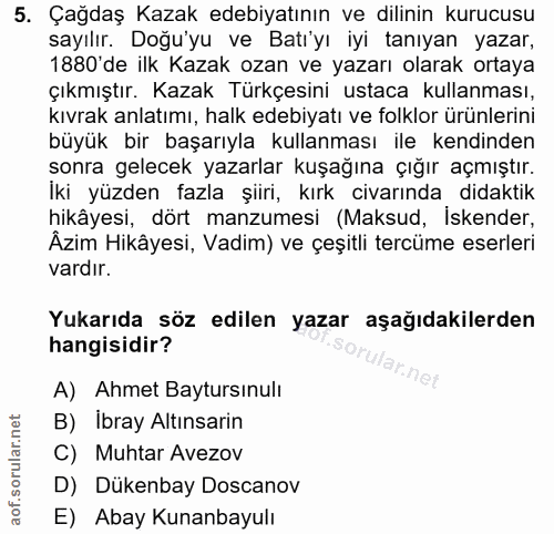 Soru 5