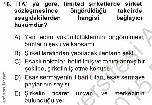 Soru 16