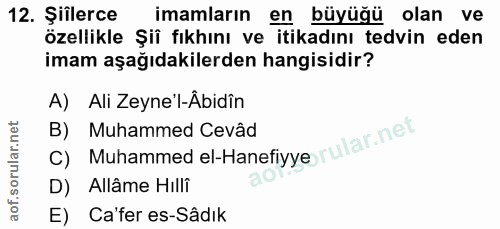 Soru 12