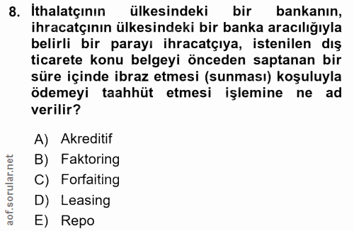 Soru 8