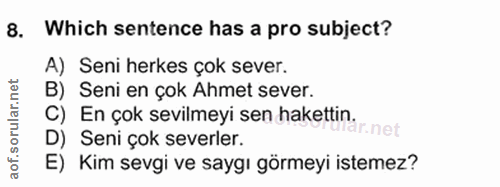 Soru 8