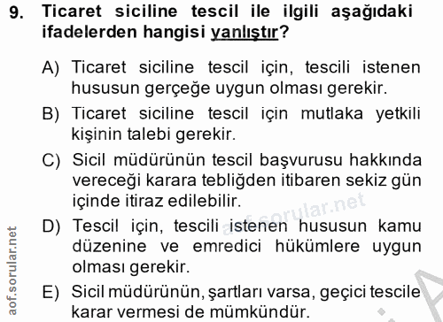 Soru 9