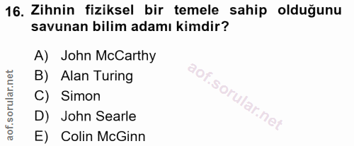 Soru 16