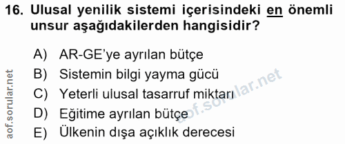 Soru 16