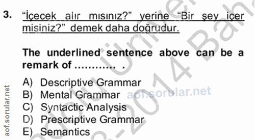 Soru 3