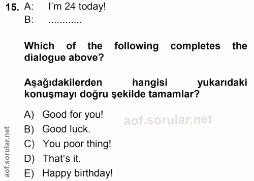 Soru 15