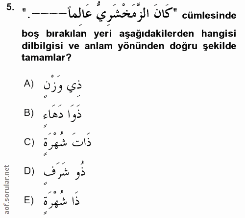 Soru 5