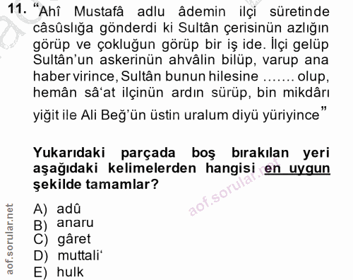 Soru 11