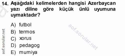 Soru 14