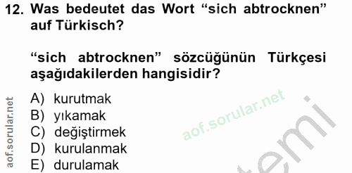 Soru 12