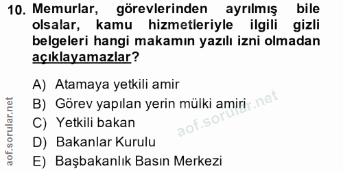 Soru 10