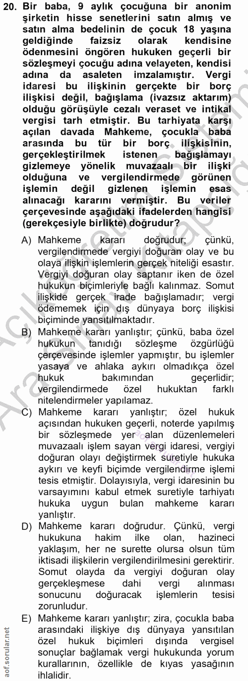 Soru 20