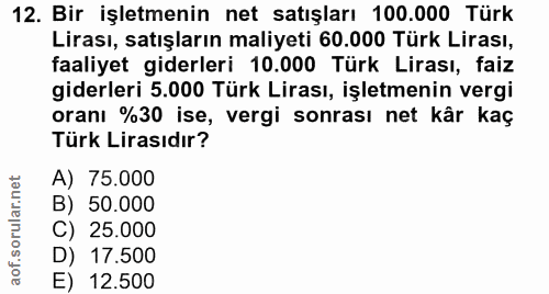 Soru 12