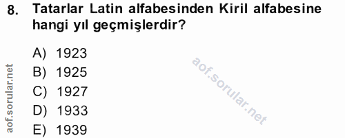 Soru 8