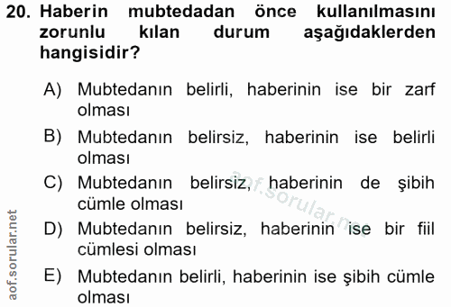 Soru 20