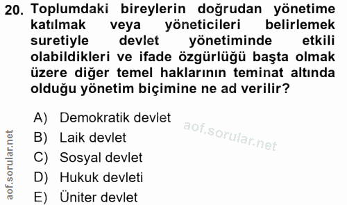 Soru 20