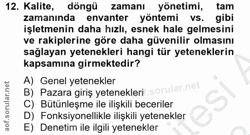 Soru 12