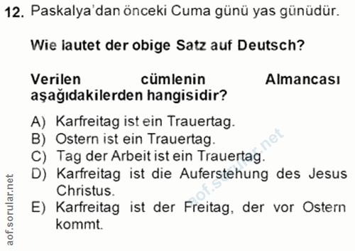 Soru 12