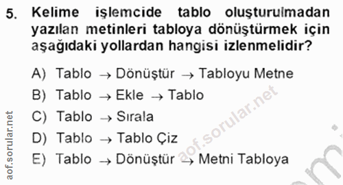 Soru 5
