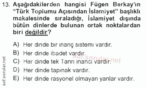 Soru 13