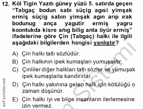 Soru 12