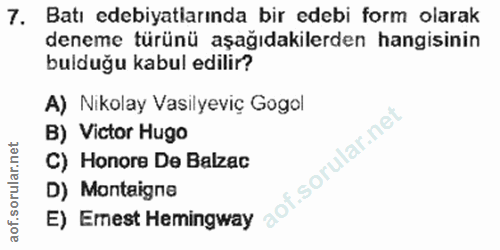 Soru 7