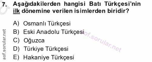 Soru 7