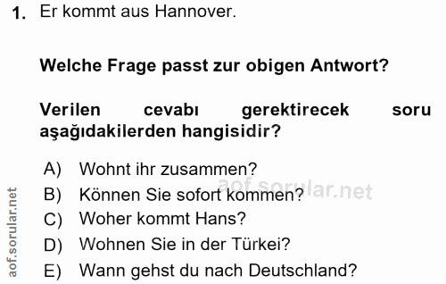 Soru 1