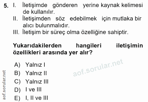 Soru 5
