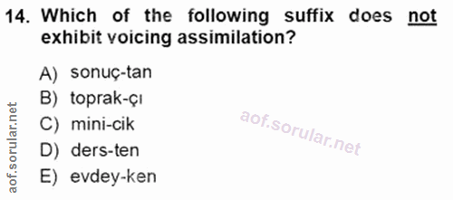 Soru 14