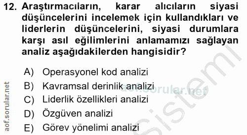 Soru 12